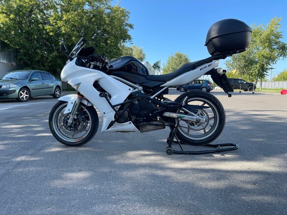 2008 Kawasaki ER-6F (Ninja 650R), чёрный, 420000 рублей - вид 12