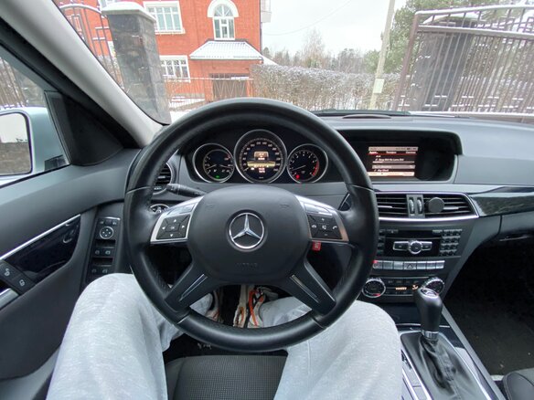 2011 Mercedes-Benz C-Класс 180 BlueEFFICIENCY III (W204) Рестайлинг, серебристый - вид 13