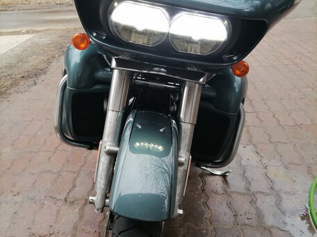 2020 Harley-Davidson Road Glide Limited, зелёный, 3200000 рублей, вид 5