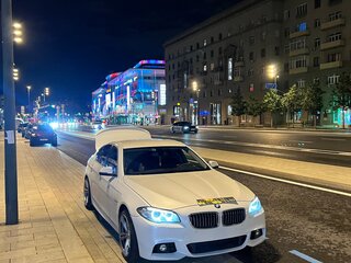 2014 BMW 5 серии 528i xDrive VI (F10/F11/F07) Рестайлинг, белый, 2200000 рублей, вид 5