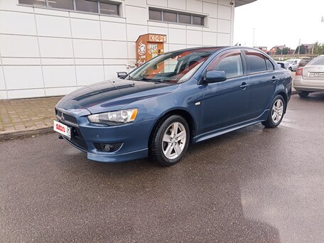 2008 Mitsubishi Lancer X, синий, 690000 рублей, вид 1