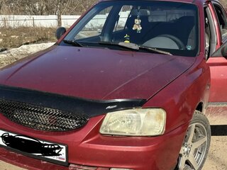 2005 Hyundai Accent ТагАЗ II, красный, 280000 рублей, вид 1