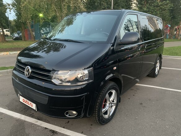 2011 Volkswagen Multivan T5 Рестайлинг, чёрный