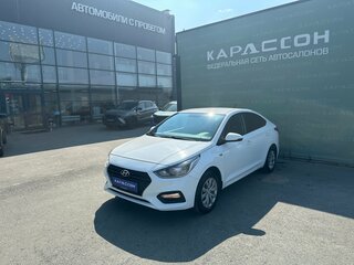 2019 Hyundai Solaris II, белый, 945000 рублей, вид 1