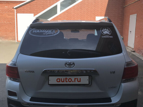 2012 Toyota Highlander II (XU40) Рестайлинг, белый, 1700000 рублей - вид 2