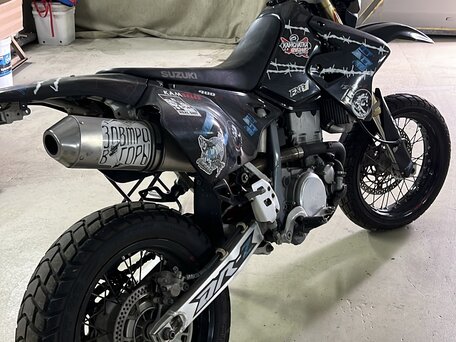 2009 Suzuki DR-Z 400 SM, чёрный, 520000 рублей, вид 3