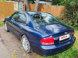 2006 Hyundai Sonata ТагАЗ IV (EF) Рестайлинг, синий, 600000 рублей, вид 3