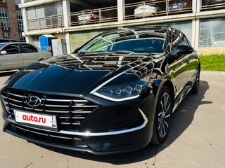 2022 Hyundai Sonata VIII (DN8), чёрный, 3500000 рублей, вид 2