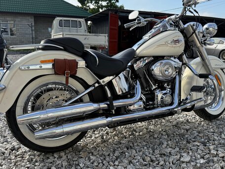 2015 Harley-Davidson Softail Deluxe, белый, 1070000 рублей, вид 5