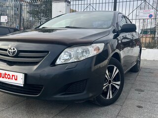 2008 Toyota Corolla X (E140, E150), чёрный, 600000 рублей, вид 4