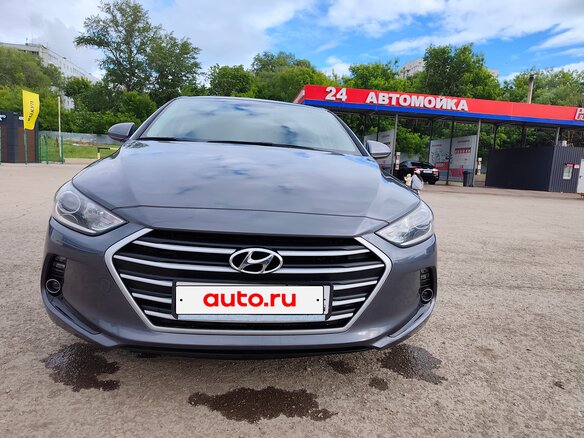 2018 Hyundai Elantra VI (AD), серый, 1400000 рублей - вид 1