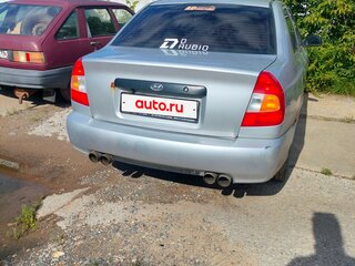2005 Hyundai Accent ТагАЗ II, серебристый, 455000 рублей, вид 5
