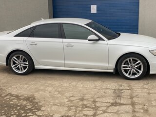 2015 Audi A6 IV (C7) Рестайлинг, белый, 1850000 рублей, вид 2