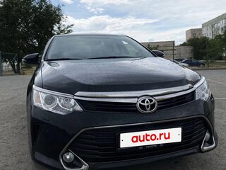 2016 Toyota Camry VII (XV50) Рестайлинг, чёрный, 2500000 рублей, вид 3