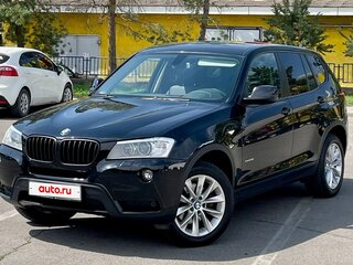 2013 BMW X3 20i xDrive II (F25), чёрный, 1450000 рублей, вид 1
