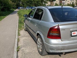 2002 Opel Astra G, серебристый, 240000 рублей, вид 4
