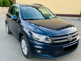 2012 Volkswagen Tiguan I Рестайлинг, синий, 1150000 рублей, вид 4