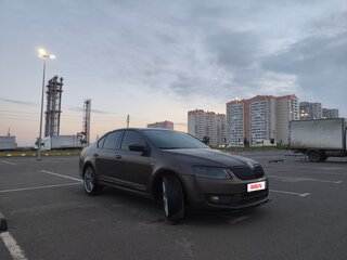 2014 Skoda Octavia III (A7), коричневый, 1220000 рублей, вид 2