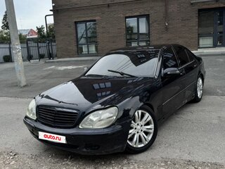 2002 Mercedes-Benz S-Класс 320 IV (W220), чёрный, 215000 рублей, вид 4