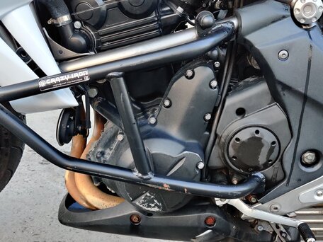 2009 Kawasaki ER-6N, белый, 430000 рублей, вид 5