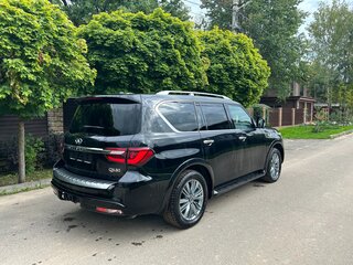 2021 Infiniti QX80 I Рестайлинг 3, чёрный, 4640000 рублей, вид 4