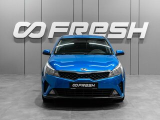 2021 Kia Rio IV Рестайлинг, синий, 1238000 рублей, вид 3