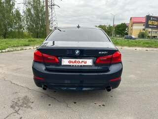 2018 BMW 5 серии 530i VII (G30/G31/G38), синий, 2300000 рублей, вид 5