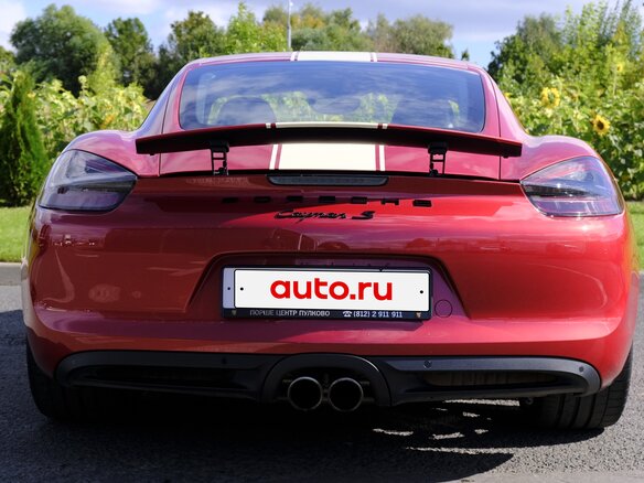 2014 Porsche Cayman S II (981), красный, 5499000 рублей - вид 2