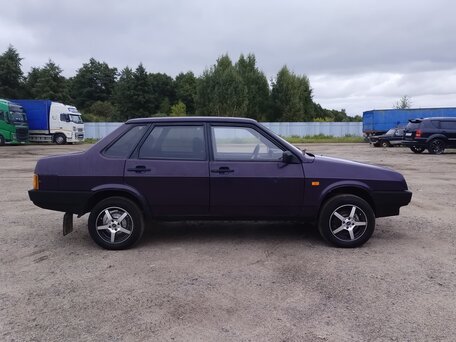 1998 Lada (ВАЗ) 21099, фиолетовый, 150000 рублей, вид 5