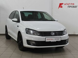 2019 Volkswagen Polo V Рестайлинг, белый, 1405000 рублей, вид 3