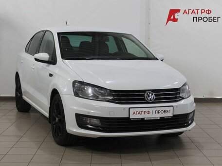 2019 Volkswagen Polo V Рестайлинг, белый, 1390000 рублей, вид 3