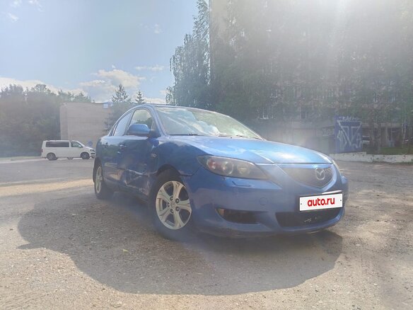 2006 Mazda 3 I (BK), синий, 300000 рублей - вид 4