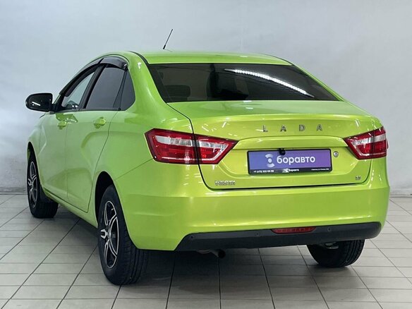 2017 Lada (ВАЗ) Vesta I, зелёный - вид 5