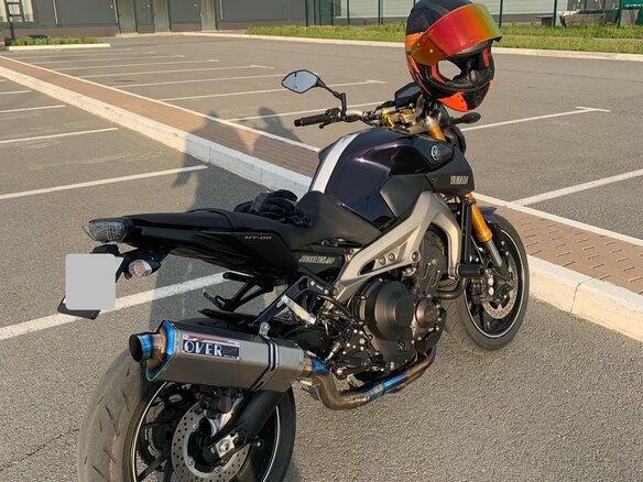 2014 Yamaha MT-09 (FZ-09), фиолетовый, 770000 рублей - вид 12