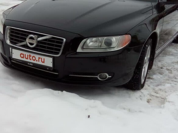 2010 Volvo S80 II Рестайлинг, чёрный