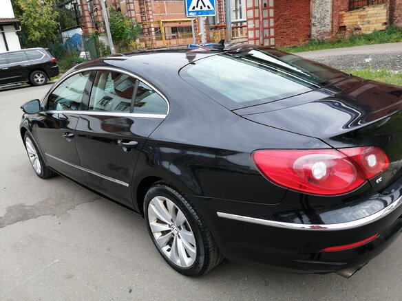 2010 Volkswagen Passat CC I, чёрный - вид 2