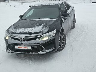 2016 Toyota Camry VII (XV50) Рестайлинг, чёрный, 2250000 рублей, вид 2