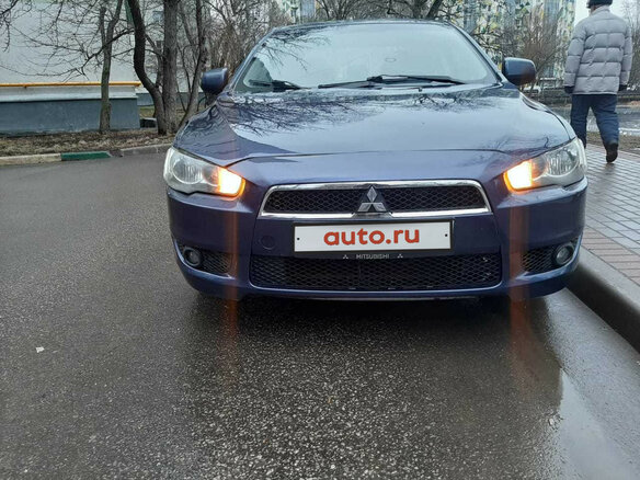 2008 Mitsubishi Lancer X, синий - вид 29