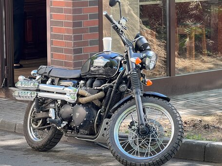 2011 Triumph Scrambler, чёрный, 599000 рублей, вид 1