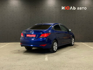 2016 Hyundai Solaris I Рестайлинг, синий, 990000 рублей, вид 5