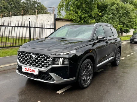 2021 Hyundai Santa Fe IV Рестайлинг, чёрный, 3450000 рублей, вид 1