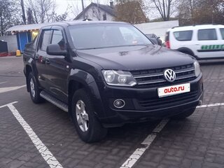 2012 Volkswagen Amarok Double Cab full-time I, чёрный, 1530000 рублей, вид 1