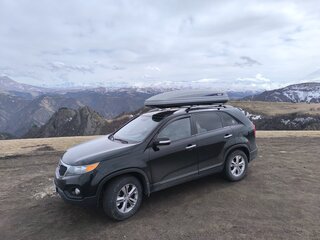 2010 Kia Sorento II, чёрный, 1120000 рублей, вид 1