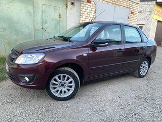 2015 Lada (ВАЗ) Granta I, пурпурный, 430000 рублей, вид 5