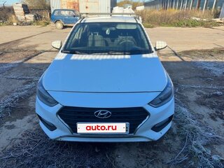 2018 Hyundai Solaris II, белый, 491000 рублей, вид 1
