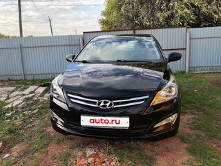 2016 Hyundai Solaris I Рестайлинг, чёрный, 1110000 рублей, вид 5