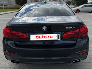 2019 BMW 5 серии Long 530Li VII (G30/G31/G38), чёрный, 2738000 рублей, вид 5