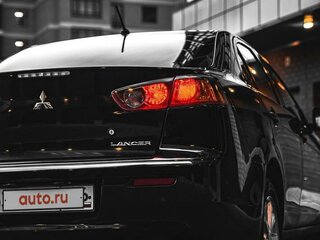 2012 Mitsubishi Lancer X Рестайлинг, чёрный, 1300000 рублей, вид 4