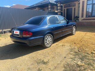 2007 Hyundai Sonata ТагАЗ IV (EF) Рестайлинг, синий, 885000 рублей, вид 3
