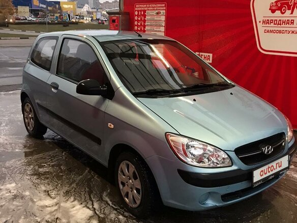 2010 Hyundai Getz I Рестайлинг, голубой - вид 3